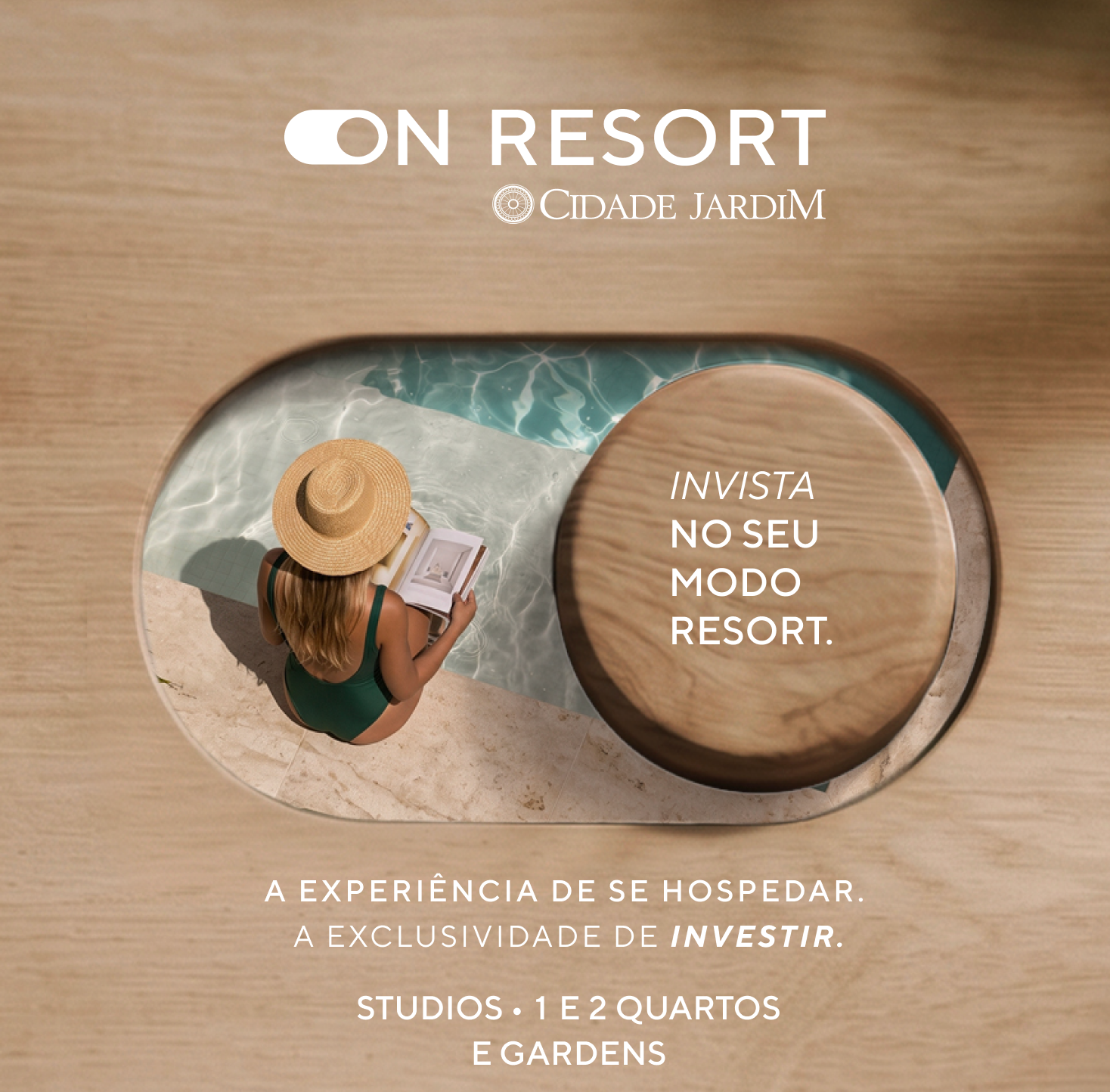 Viva ou invista no modo resort — Cidade Jardim, Barra Olímpica